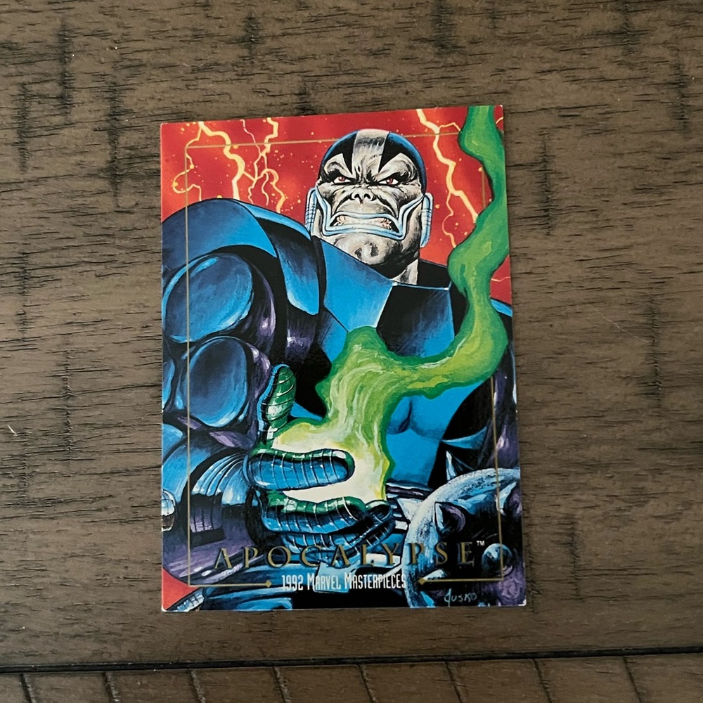 Apocalypse 1992 Skybox Marvel Masterpieces #9 Trading Card